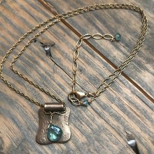 Studio 77 blue topaz necklace